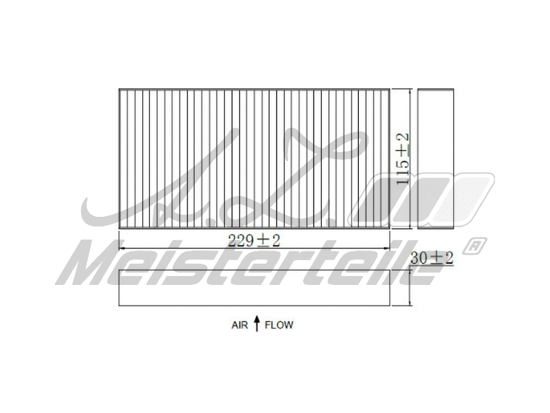 Filter, cabin air (AZMT-41-010-1567)