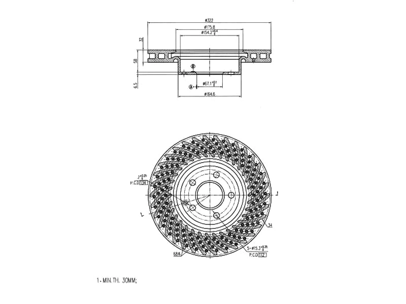 Brake Disc (AZMT-44-024-1351)