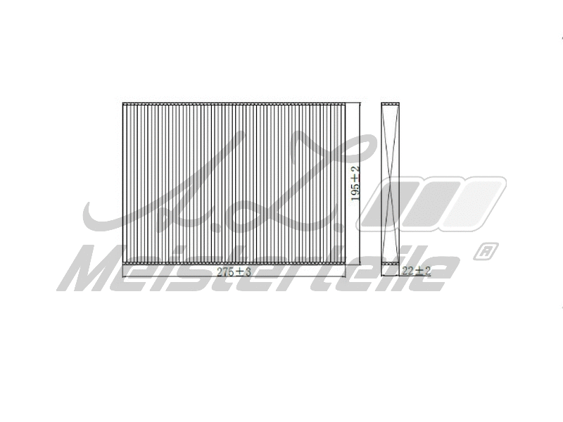 Filter, cabin air (AZMT-41-010-1514)