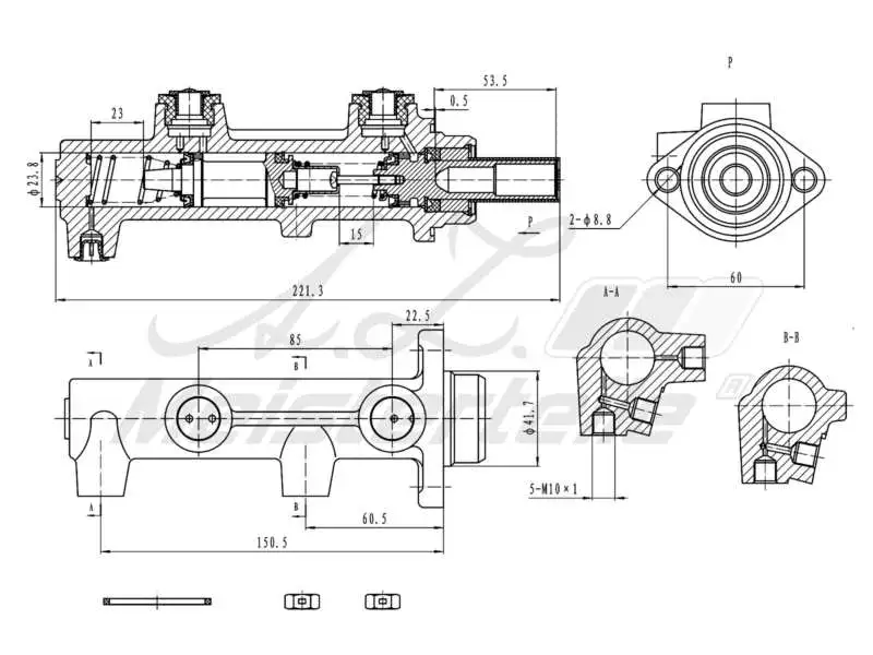 Brake Master Cylinder (AZMT-44-110-1063)