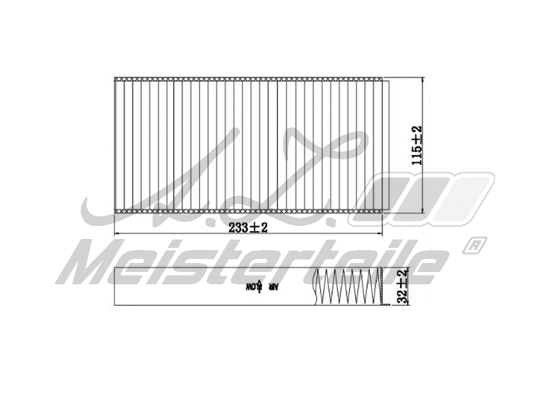 Filter, cabin air (AZMT-41-010-1736)