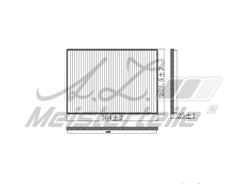 Filter, cabin air (AZMT-41-010-1740)