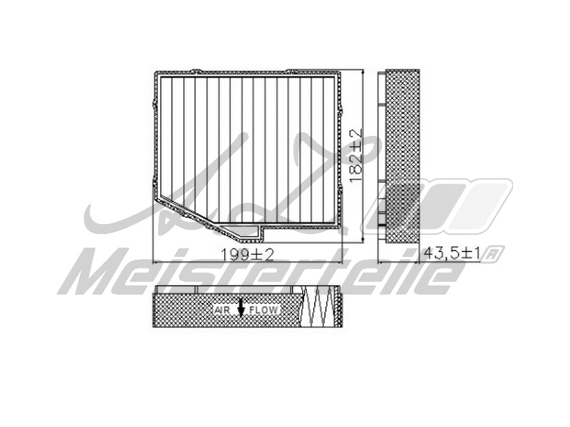 Filter, cabin air (AZMT-41-010-1653)