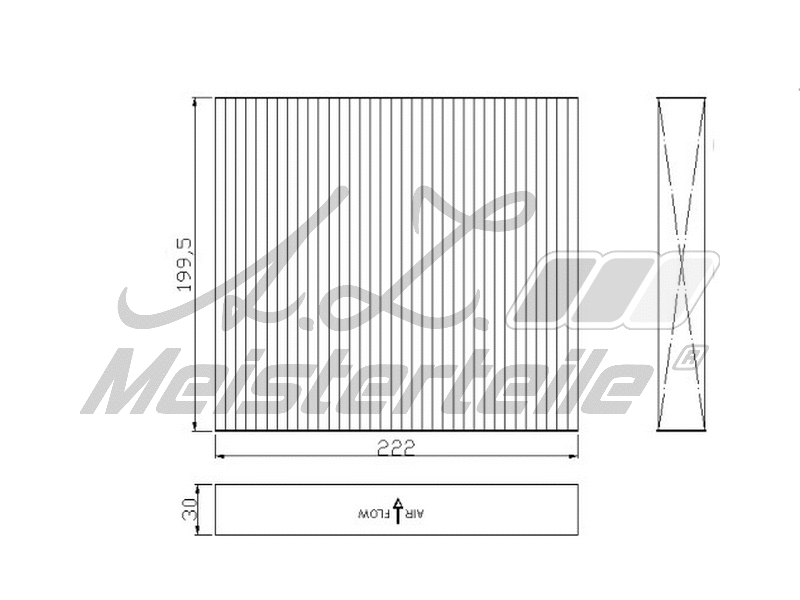 Filter, cabin air (AZMT-41-010-1694)