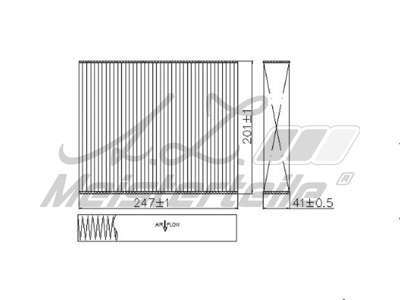Filter, cabin air (AZMT-41-010-1793)