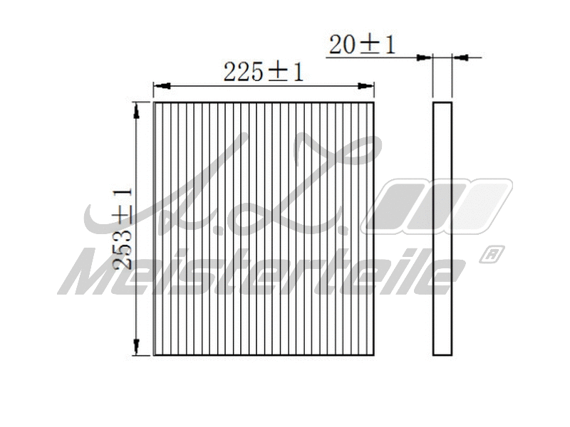 Filter, cabin air (AZMT-41-010-1544)