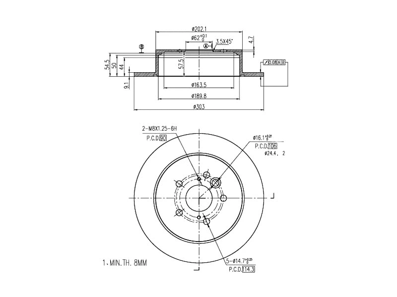 Brake Disc (AZMT-44-024-1242)