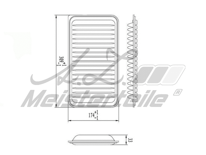 Air Filter (AZMT-41-030-1967)