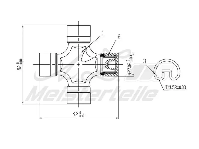Joint, propshaft