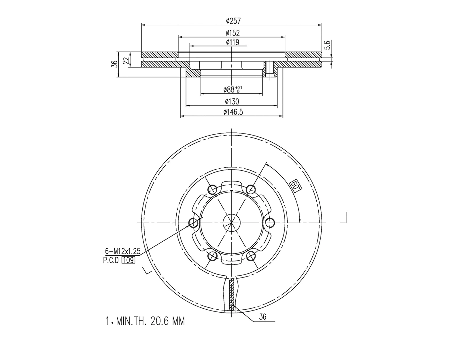 Brake Disc (AZMT-44-024-1444)