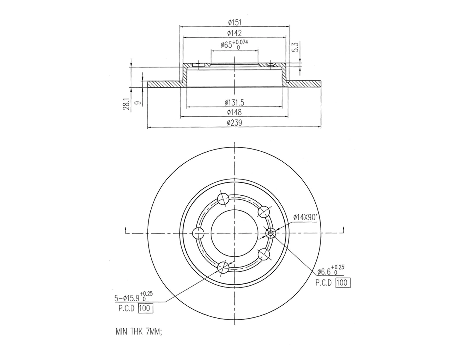 Brake Disc (AZMT-44-024-1089)