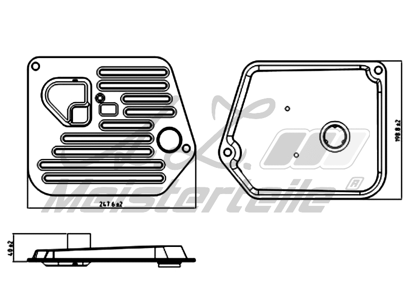 Hydraulic Filter, automatic transmission (AZMT-41-050-1116)