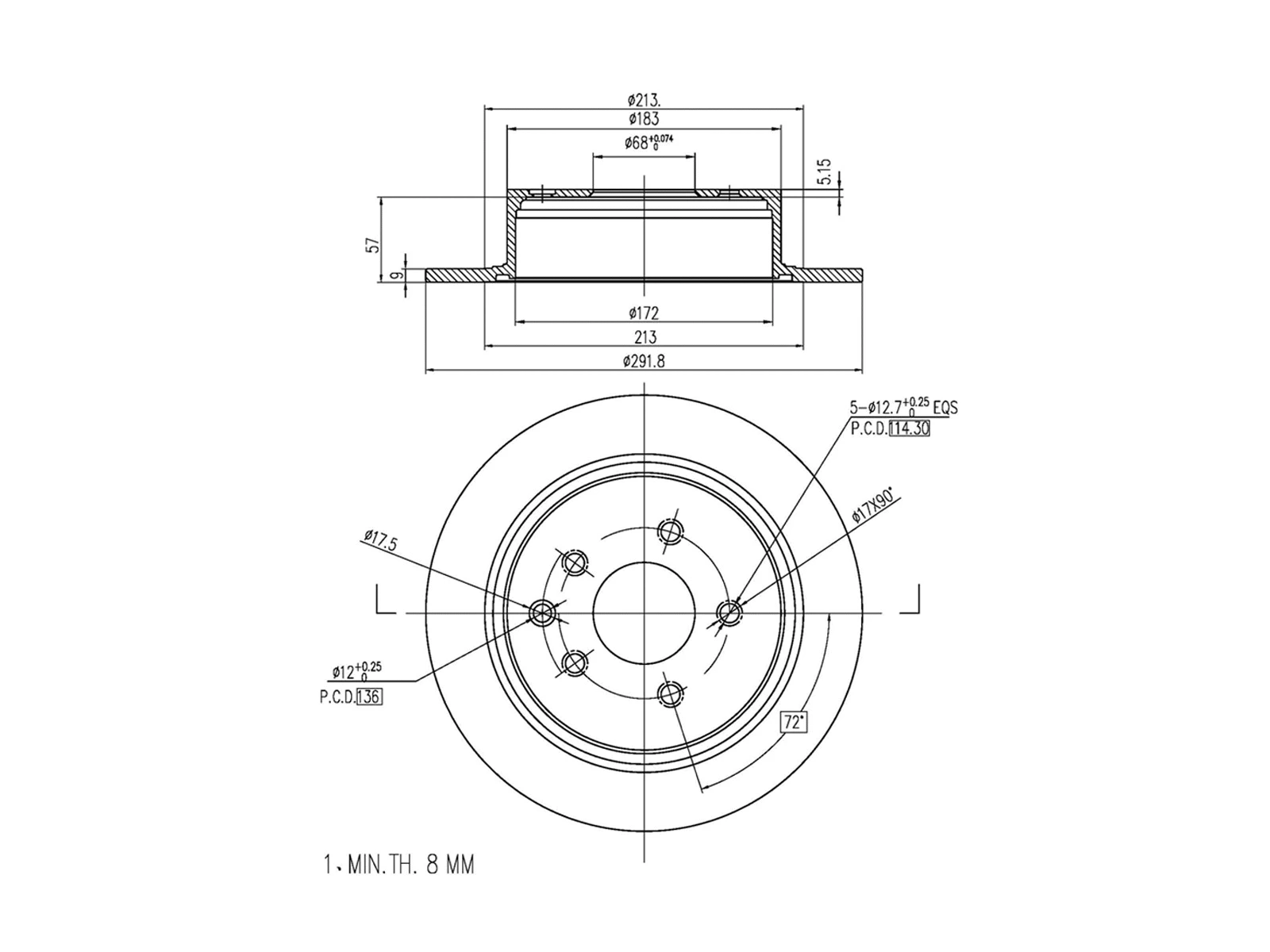 Brake Disc (AZMT-44-024-1298)