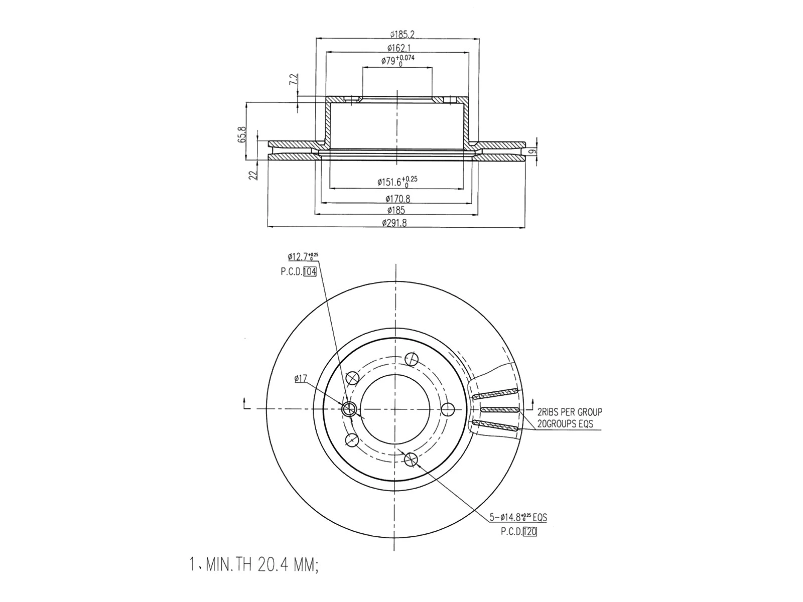 Brake Disc (AZMT-44-024-1137)