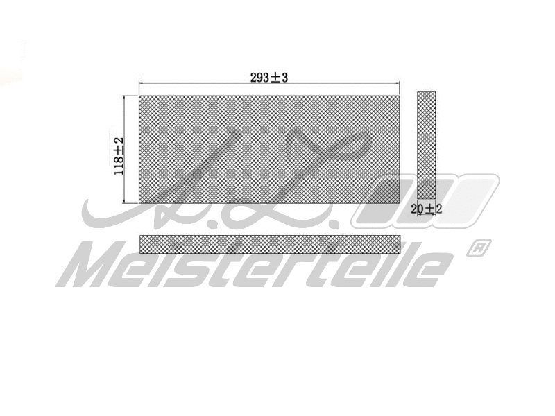 Filter, cabin air (AZMT-41-010-1493)