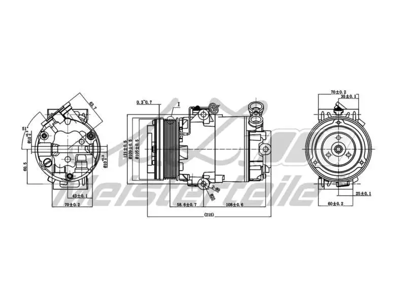 Compressor, air conditioning (AZMT-45-041-1024)