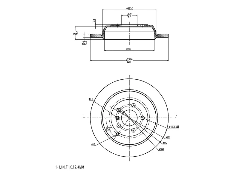 Brake Disc (AZMT-44-024-1263)