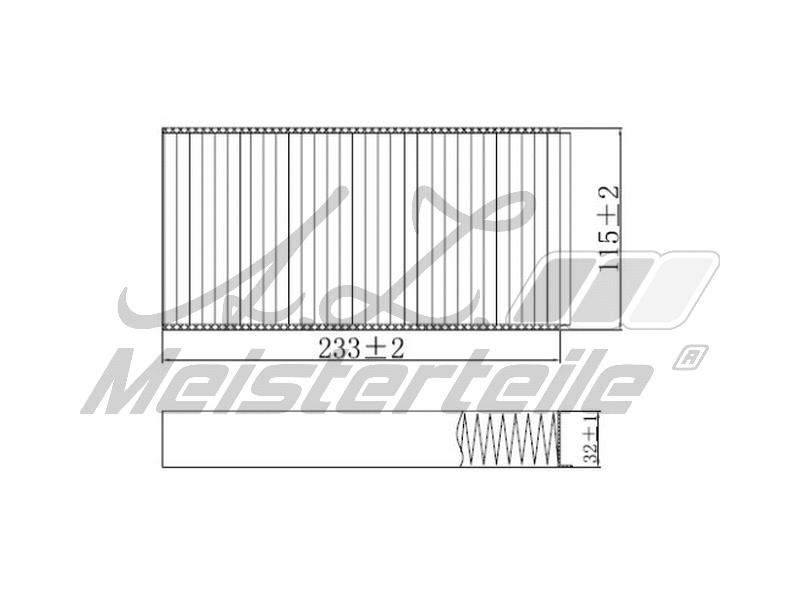 Filter, cabin air (AZMT-41-010-1521)