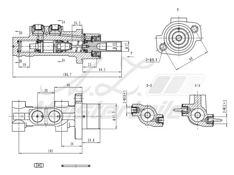 Brake Master Cylinder (AZMT-44-110-1054)
