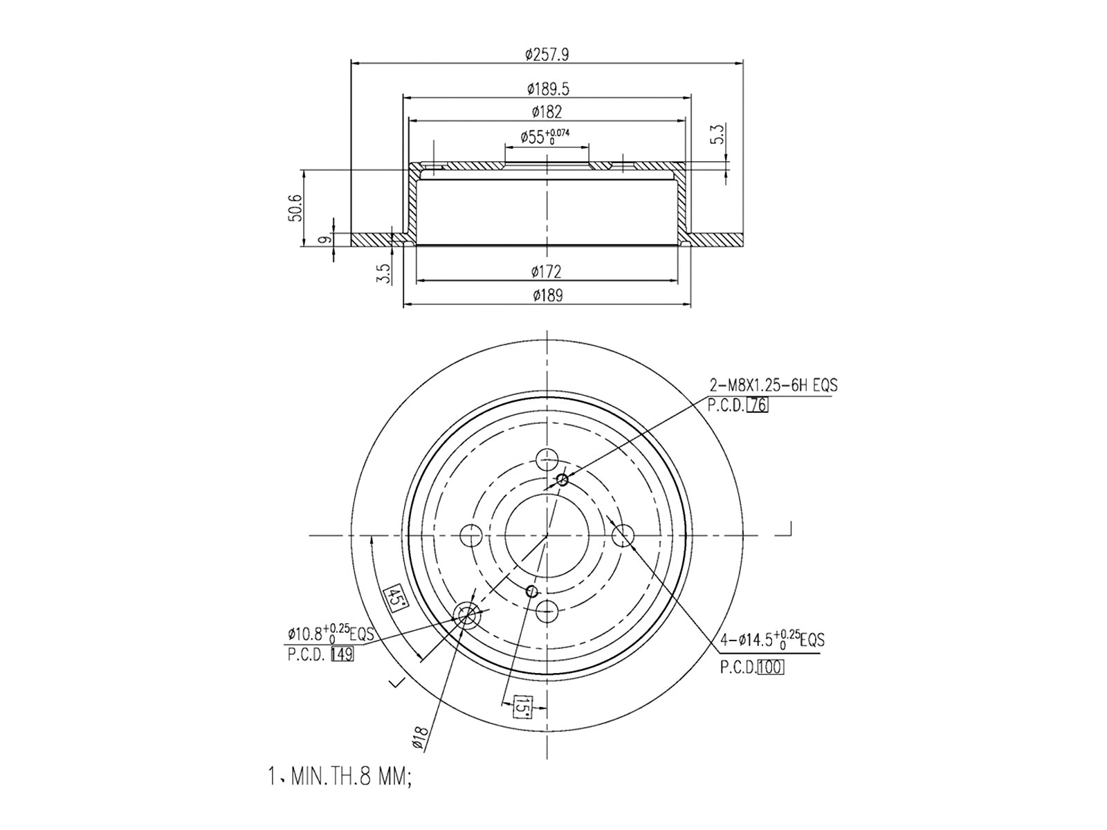 Brake Disc (AZMT-44-024-1224)