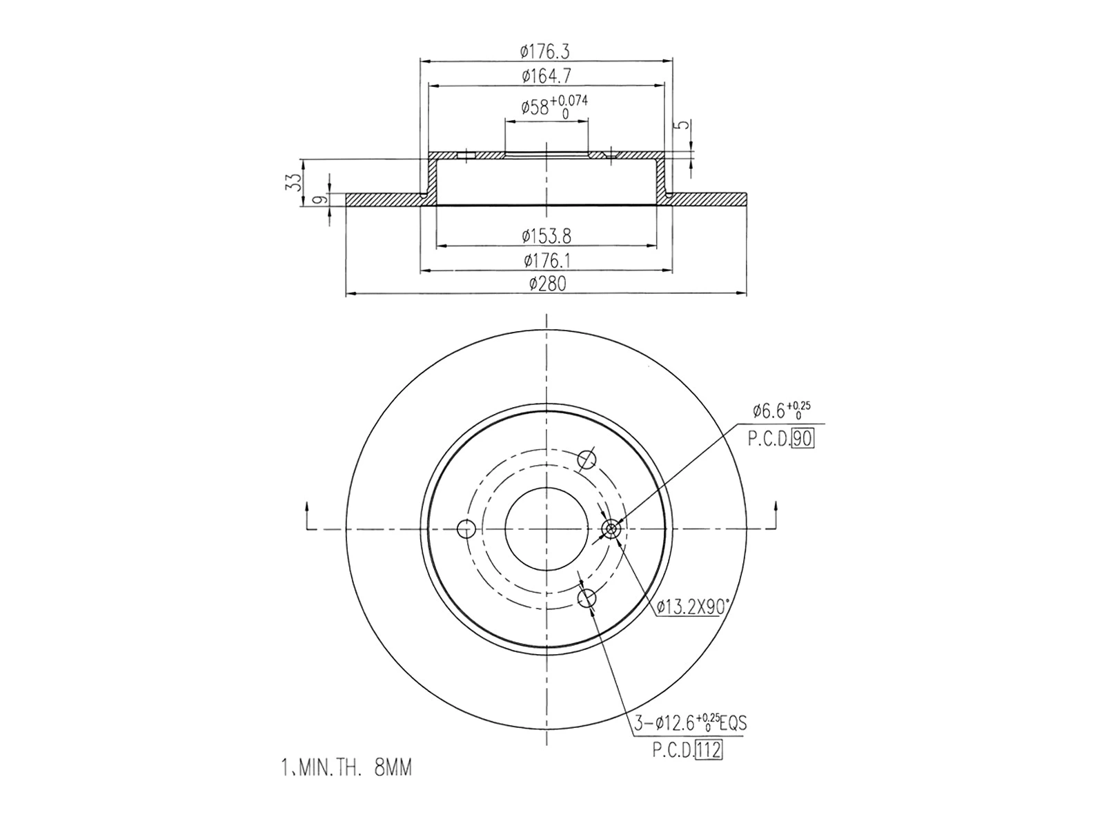 Brake Disc (AZMT-44-024-1057)