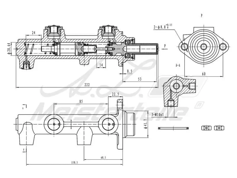 Brake Master Cylinder (AZMT-44-110-1100)