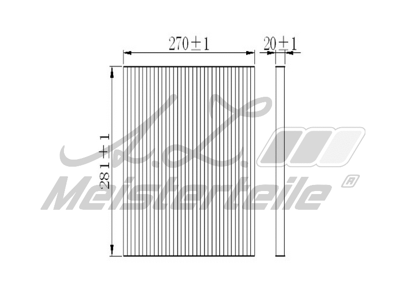 Filter, cabin air (AZMT-41-010-1573)