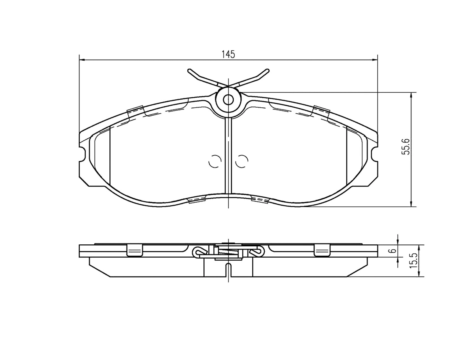 Brake Pad Set, disc brake (AZMT-44-022-1419)