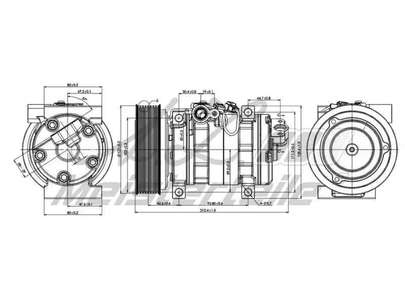Compressor, air conditioning (AZMT-45-041-1129)