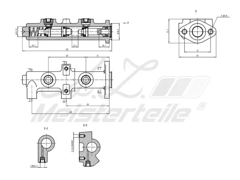 Brake Master Cylinder (AZMT-44-110-1120)
