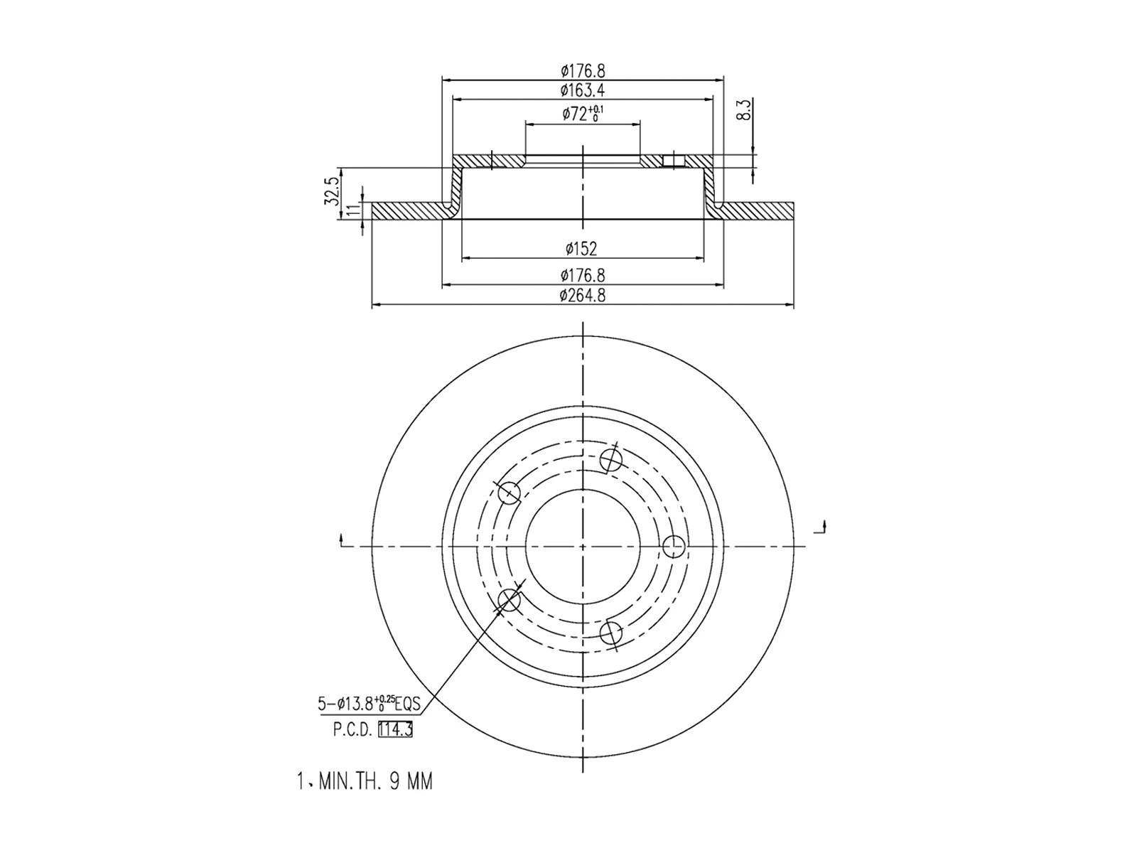 Brake Disc (AZMT-44-024-1225)