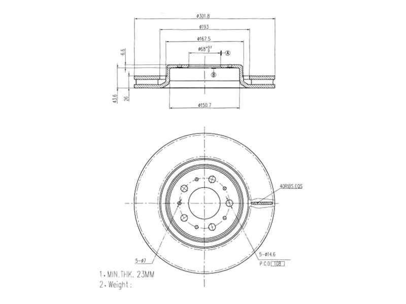 Brake Disc (AZMT-44-024-1025)