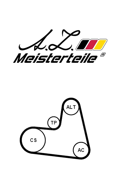 V-Ribbed Belt Set (AZMT-20-030-1053)