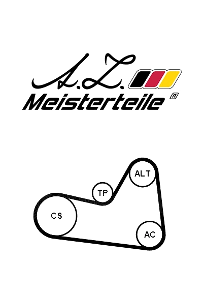 V-Ribbed Belt Set (AZMT-20-030-1046)