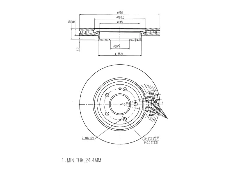 Brake Disc (AZMT-44-024-1337)