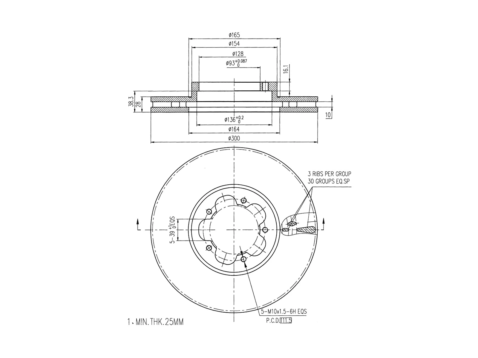 Brake Disc (AZMT-44-024-1279)