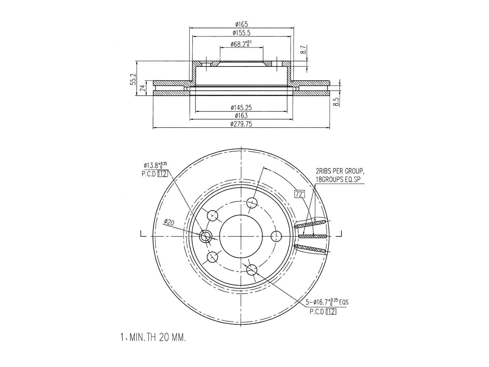 Brake Disc (AZMT-44-024-1018)