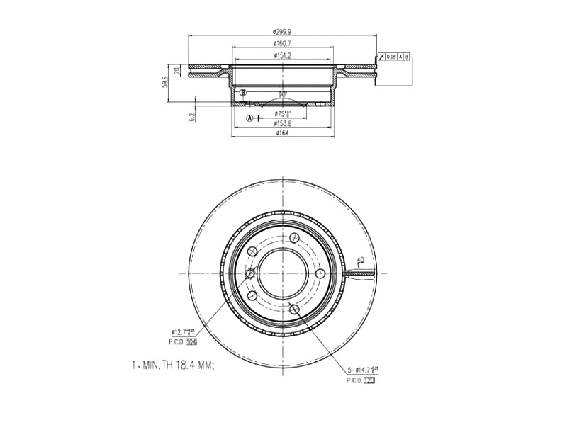 Brake Disc (AZMT-44-024-1274)