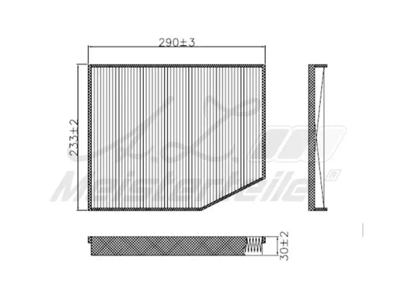 Filter, cabin air (AZMT-41-010-1445)