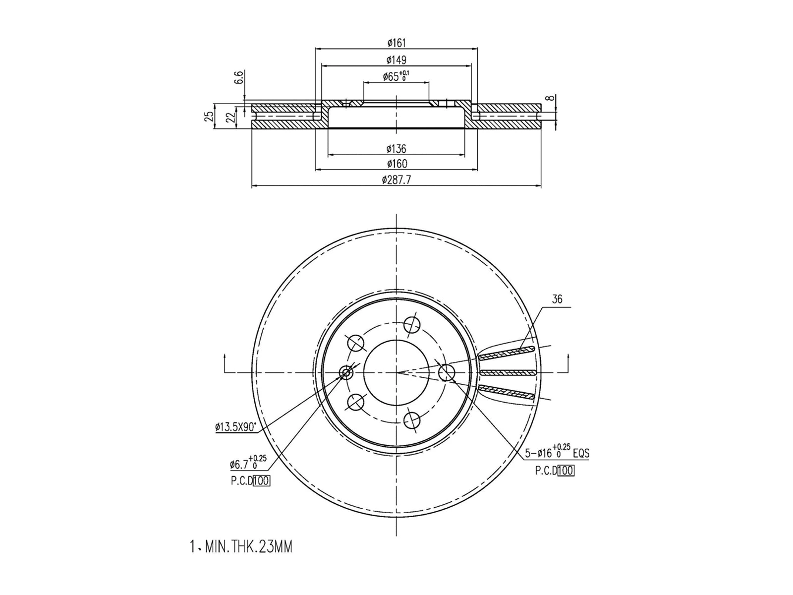 Brake Disc (AZMT-44-024-1484)