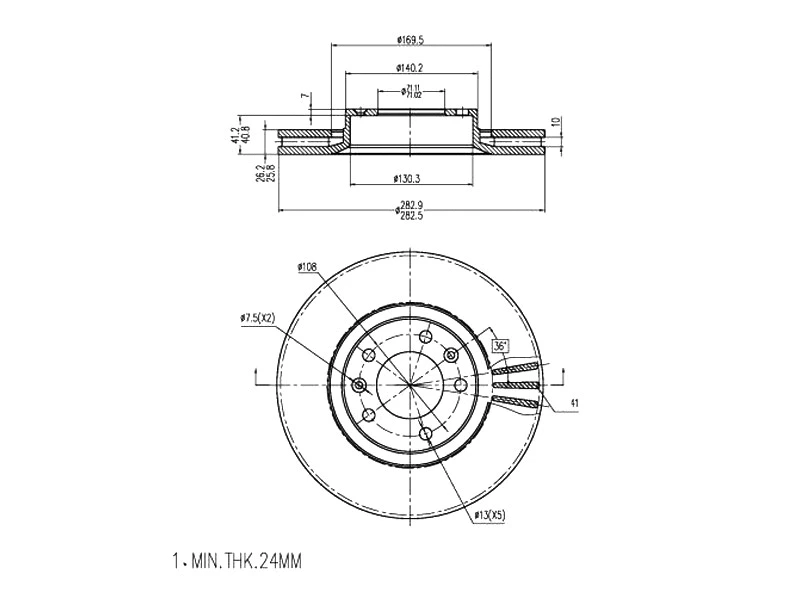 Brake Disc (AZMT-44-024-1430)
