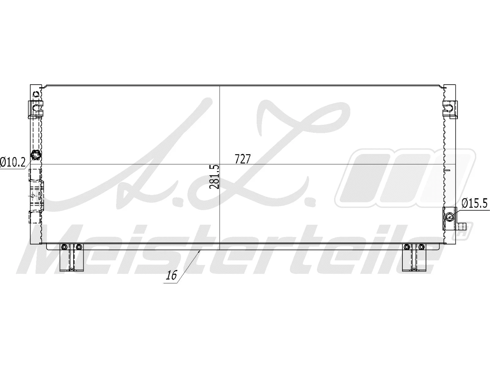 Condenser, air conditioning (AZMT-45-030-1495)