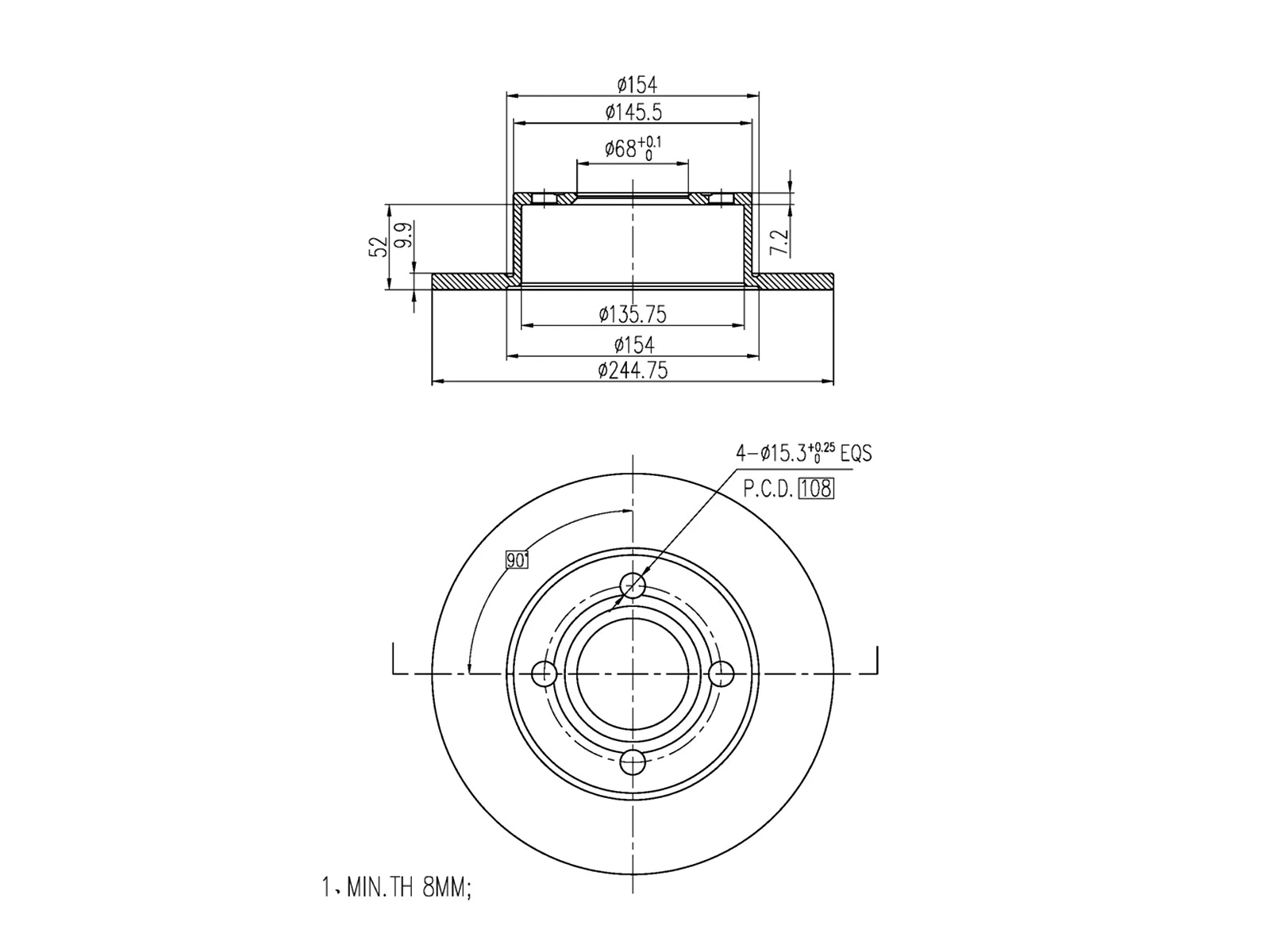 Brake Disc (AZMT-44-024-1170)