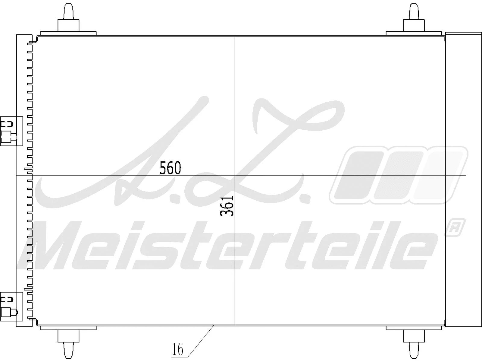 Condenser, air conditioning (AZMT-45-030-1042)