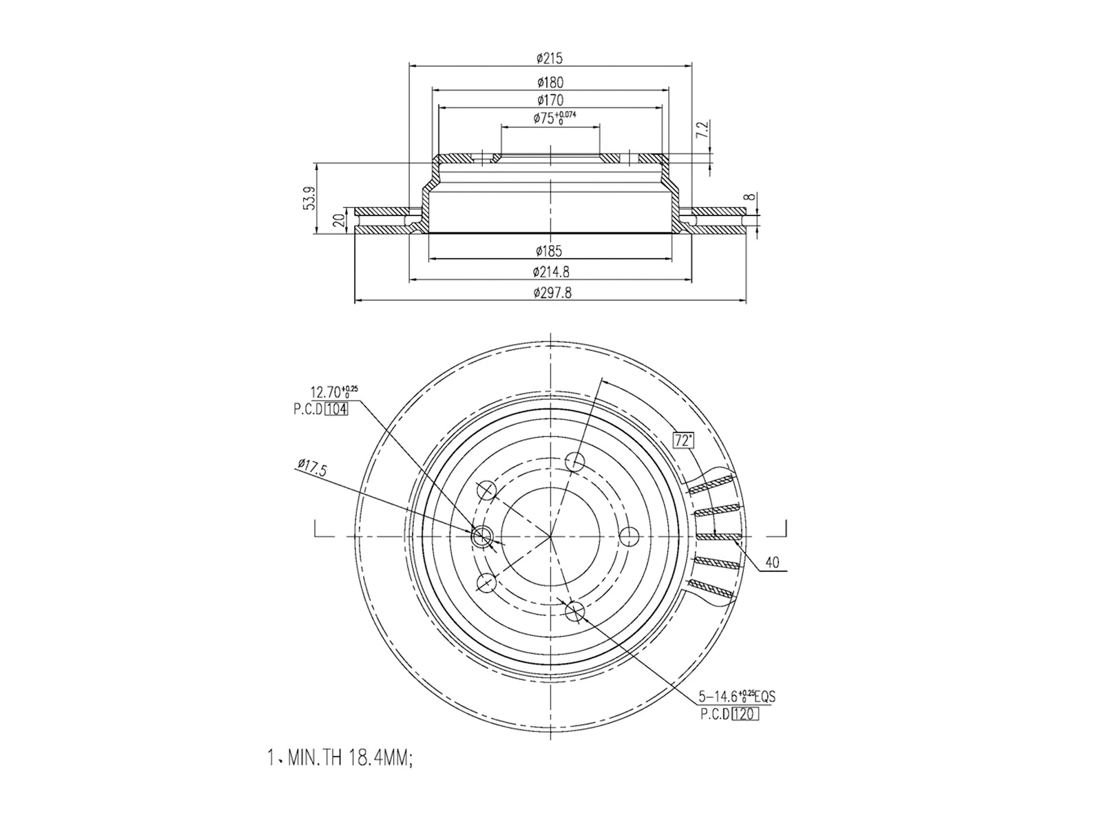 Brake Disc (AZMT-44-024-1510)