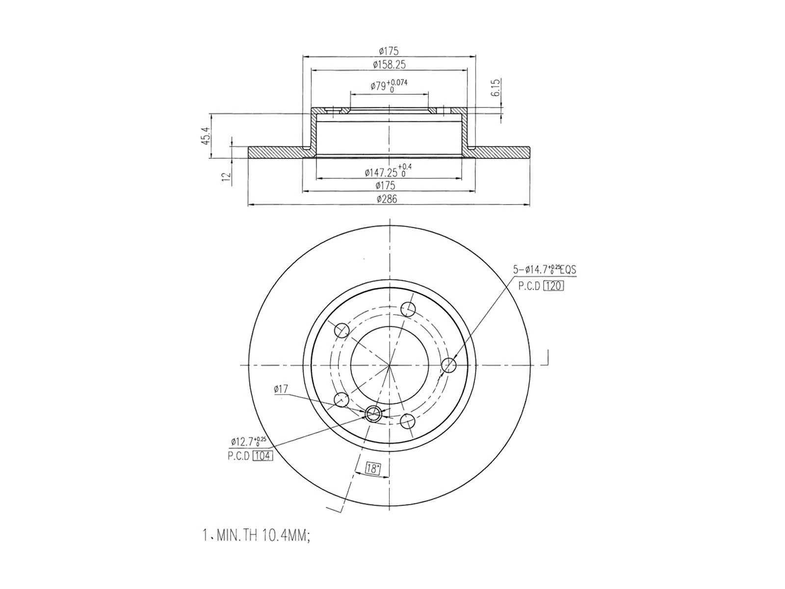Brake Disc (AZMT-44-024-1424)