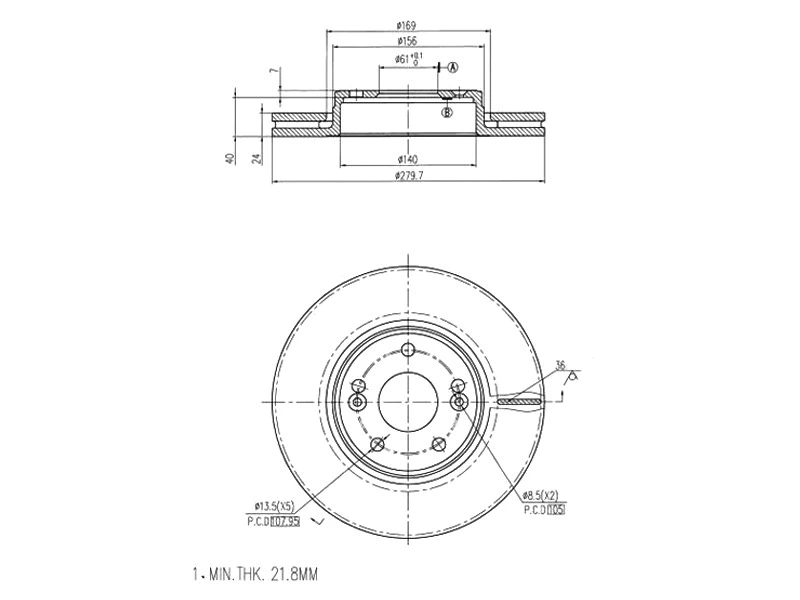 Brake Disc (AZMT-44-024-1111)