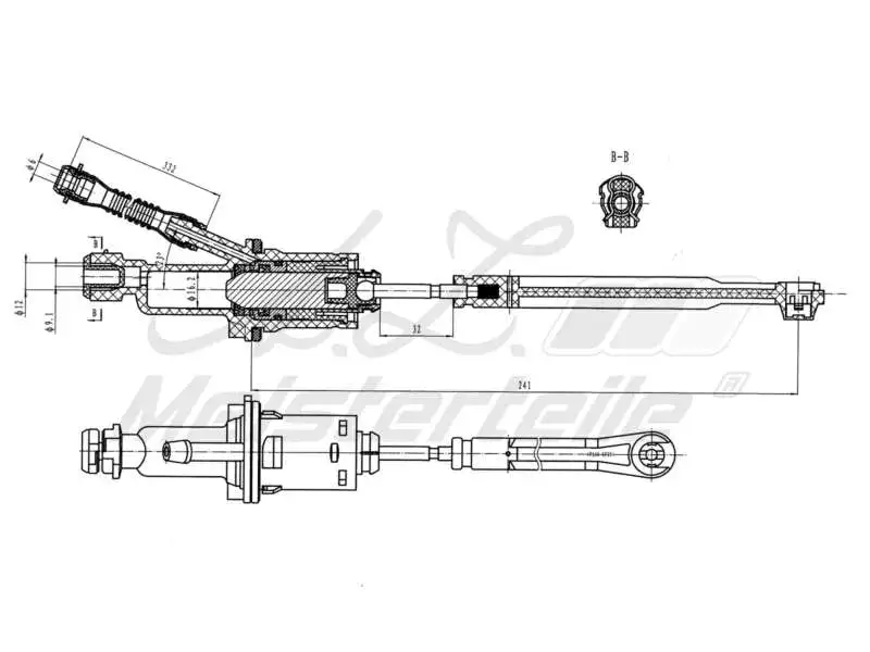 Master Cylinder, clutch (AZMT-47-030-1102)