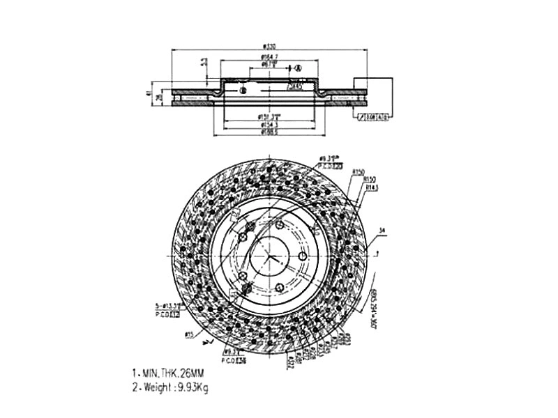 Brake Disc (AZMT-44-024-1295)