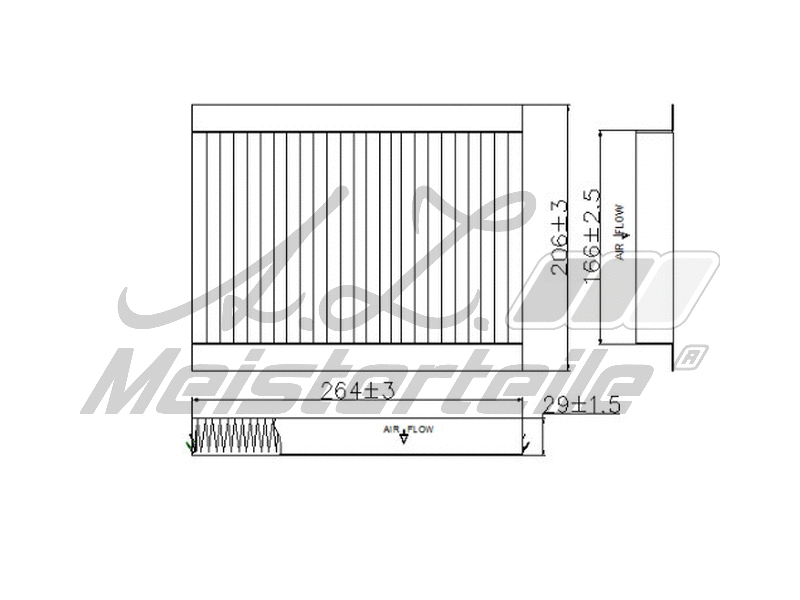 Filter, cabin air (AZMT-41-010-1591)